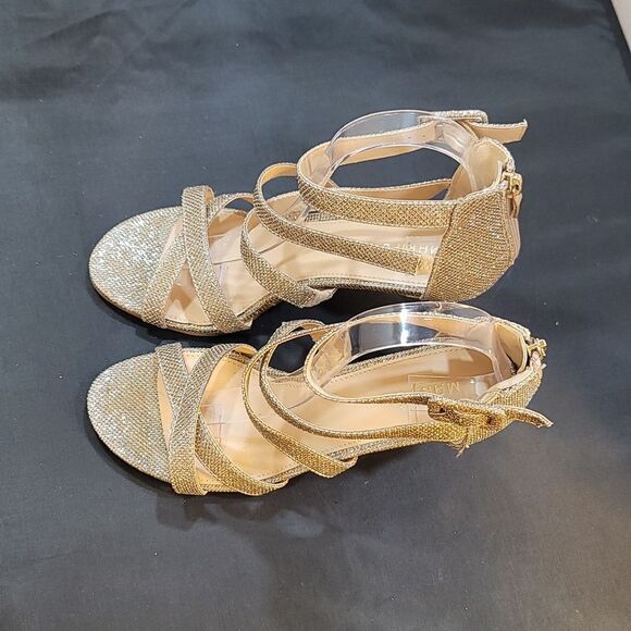 BRAND NEW MARIPE SEQUIM EMBROIDERY HIGH HEEL OPEN-TOE SANDAL - Picture 6 of 16